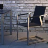 Allure Freischwinger Edelstahl Softex coal