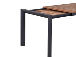 Alu Ausziehtisch Oriental Teak 160/220x92cm anthrazit