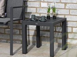 Alu Beistelltisch Oriental anthrazit 45x45cm