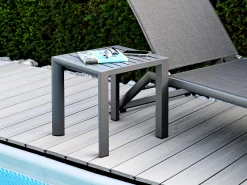 Alu Beistelltisch Oriental anthrazit 45x45cm