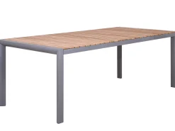 Alu Fixtisch Oriental Teak 220x100cm graphit