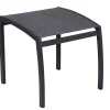 Alu Fußhocker Trivento anthrazit|dark-smoke