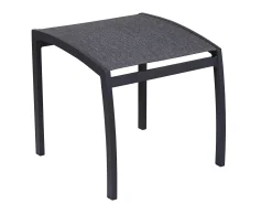 Alu Fußhocker Trivento anthrazit|dark-smoke