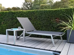 Alu Gartenliege Oriental graphit|anthrazit