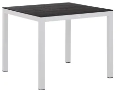 Alu HPL Gartentisch Serie Melago weiß