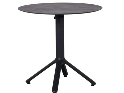 Alu HPL Klapptisch Nemo Ø80cm anthrazit Beton-Effekt