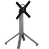Alu HPL Klapptisch Nemo Ø80cm graphit Beton-Effekt