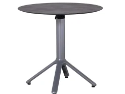 Alu HPL Klapptisch Nemo Ø80cm graphit Beton-Effekt