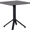 Alu HPL Klapptisch Nemo 80x80cm anthrazit Beton-Effekt