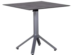 Alu HPL Klapptisch Nemo 80x80cm graphit Beton-Effekt