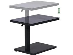 Alu Lift-Beistelltisch Outdoor Oregon anthrazit 60x40cm
