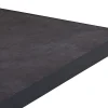 Alu Lift-Tisch Newport 140x85cm Keramik dark-stone