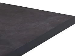 Alu Lift-Tisch Newport 140x85cm Keramik dark-stone