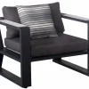 Alu Loungesessel Lovina anthracite