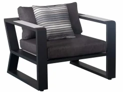 Alu Loungesessel Lovina anthracite