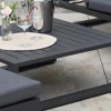 Alu Loungetisch Ventura anthrazit 80x80cm