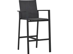 Aluminium Barhocker Trivento anthrazit|dark-smoke