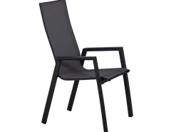 Aluminium Gartenstuhl Hartford hoch anthrazit|taupegrey