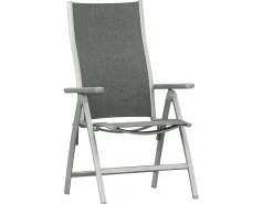 Aluminium Klappsessel Ascanio graphit|dark-smoke