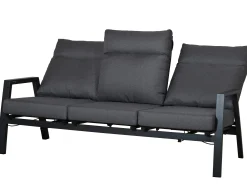 Aluminium Lounge Verstellsofa 3-Sitzer Providence