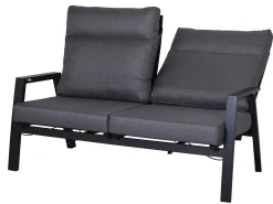 Aluminium Lounge Verstellsofa 2-Sitzer Providence