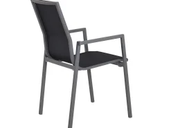 Aluminium Stapelsessel Rubino graphit|silvergrey