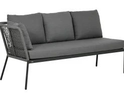 Alu Rope Dining Lounge Recamiere Ancona Armlehne links