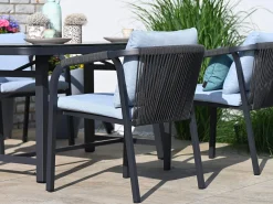 Alu Rope Diningsessel Royal Orchid