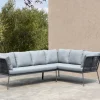 Alu Rope Eck Dining Loungeset Ancona links verlängert