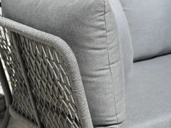 Alu Rope 3-Sitzer Dining Lounge Sofa Ancona