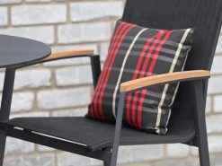 Alu Stapelsessel Oriental Teak anthrazit|anthrazit