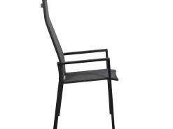Alu Stapelsessel Trivento Highback anthrazit|dark-smoke