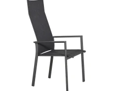 Alu Stapelsessel Trivento Highback graphit|dark-smoke