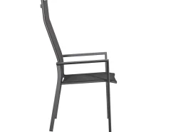 Alu Stapelsessel Trivento Highback graphit|dark-smoke