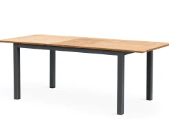 Alu-Teak Ausziehtisch Bellano 160/210x90cm anthrazit