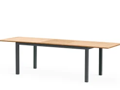 Alu-Teak Ausziehtisch Bellano 240/310x100cm anthrazit