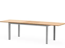 Alu-Teak Ausziehtisch Bellano 240/310x100cm graphit