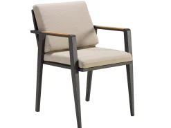 Alu-Teak Dining-Sessel Regency