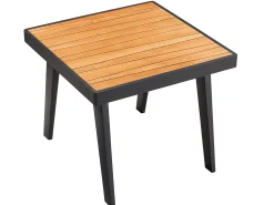 Alu-Teak Dining-Tisch Regency 90x90cm