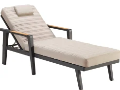 Alu-Teak Lounge Gartenliege Regency