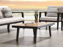 Alu-Teak Loungemöbel Regency Kaffeetisch 120x70cm