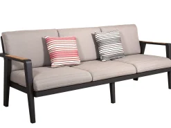 Alu-Teak Loungemöbel Regency Loungesofa 3-Sitzer