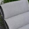 Alutex Liegen Auflage Florence 200x60cm Twist grau