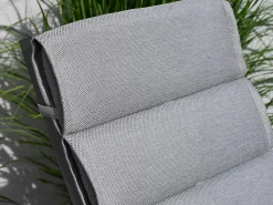 Alutex Liegen Auflage Florence 200x60cm Twist grau