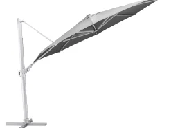Ampelschirm Easy Swing Ø350cm silber|grau O´bravia