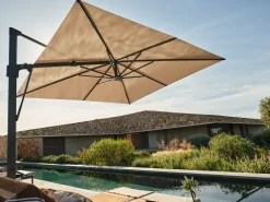 Ampelschirm VITA® Sfera Aluminium seidengrau