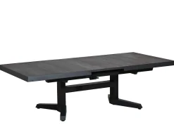 Ausziehbarer Lift-Tisch Tacoma dark stone grey 143-183x88cm