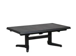 Ausziehbarer Lift-Tisch Tacoma dark stone grey 143-183x88cm