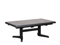 Ausziehbarer Lift-Tisch Tacoma light stone grey 143-183x88cm