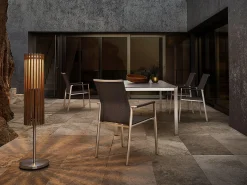 Ausziehtisch Classic Edelstahl Keramik+Dekton